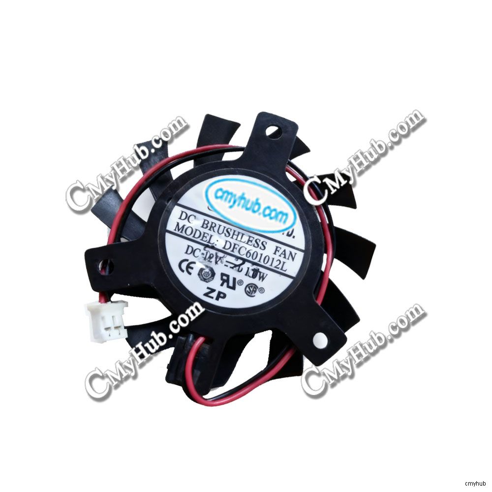 New ATI X1600 2600 X800 850 8500GT 3870 YOUNG LIN DFC601012L 6010 55mm 40mm DC12V 2Pin Graphics Card Cooling Fan