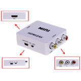 Mini HDMI to AV CVBS RCA Composite Audio Video Converter Adapter PAL/NTSC TV-HQ