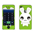 Gift iPhone 4 / 4S Skin Small white rabbit