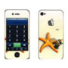 Gift iPhone 4 / 4S Skin Five-pointed star