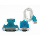 USB to RS232 Cable with DB25 Converter