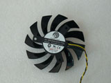 Power Logic PLD08010S12H DC12V 0.25A 7310 7CM 73mm 73x73x10mm 4Pin 2Wire Graphics Cooling Fan
