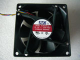 AVC DL08025R12U PS27 DC12V 0.5A 8025 8CM 80mm 80X80X25mm 4Pin 4Wire Cooling Fan