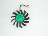 Toshiba Satellite 1200 Series AD4505MX-RB3 DC5V 0.12A 3Wire 3Pin connector Cooling Fan