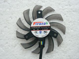 Firstd FD7010H12S DC12V 0.35AMP 7510 7CM 75mm 75x75x10mm 4Pin 4Wire Graphics Cooling Fan