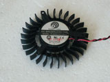 Power Logic PLB05010S12H 3 DC12V 0.27A 2Pin 2Wire Fan Cooling Fan