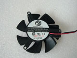 Power Logic PLD05010S12L Server Frameless 50x50x10mm DC12V 0.10A 2Wire 2Pin connector Cooling Fan