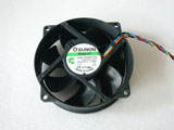 SUNON KDE1209PTVX 13.MS.B3035.AF.GN DC12V 7W 9525 9CM 95mm 95X95X25mm 4Pin 4Wire Cooling Fan