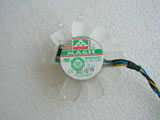 Protechnic MGT5012LR W10 DC12V 0.08A 4Pin 4Wire Graphics Cooling Fan
