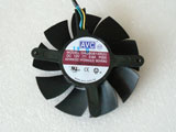 AVC DASB0815R2U Server Frameless 75x75x15mm DC12V 0.6A 4Wire 4Pin Connector Cooling Fan