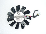 Power Logic PLA07010S12H DC12V 0.335A 6410 6CM 64mm 64x64x10mm 4Pin 3Wire Graphics Cooling Fan
