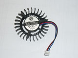 Power Logic PL50S12H-3 Server Frameless 55x55x13mm DC12V 0.27A 3Wire 3Pin Connector Cooling Fan