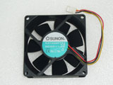 SUNON KD1208PTS3 H.M DC12V 1.4W 8025 8CM 80mm 80x80x25mm 4Pin 4Wire Cooling Fan