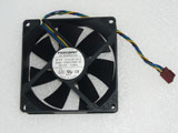 Foxconn PV902512PSPF 0D DC12V 0.40A 9025 9CM 90mm 90x90x25mm 4Pin 4Wire Cooling Fan