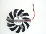 Power Logic PLD08010S12HH DC12V 0.35A 7410 7CM 74mm 74x74x10mm 4Pin 2Wire Graphics Cooling Fan