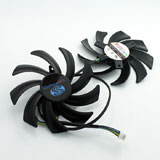 Sapphire R9 270X R9 280 FD7010H12S DC12V 0.35A 4Pin 7Wire Graphics Cooling Fan