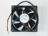 Jamicon JF0825S2H-R R DC24V 0.15A 8025 8CM 80mm 80X80X25mm 2Pin 2Wire Cooling Fan