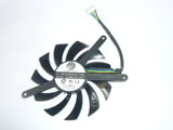 Power Logic PLD08010S12HH DC12V 0.35A 7310 7CM 73mm 73X73X10mm 4Pin 4Wire Graphics Cooling Fan