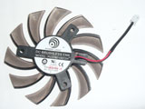 Power Logic PLD08010S12H DC12V 0.25A 7310 7CM 73mm 73x73x10mm 2Pin 2Wire Graphics Cooling Fan