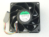 SUNON PSD1208PMB1 A (2).B3138.F.GN DC12V 9.4W 8038 8CM 80mm 80x80x38mm 4Pin 4Wire Cooling Fan