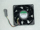 SUNON PSD1208PMB1 A (2).B3138.F.GN DC12V 11.1W 8038 8CM 80mm 80x80x38mm 4Pin 4Wire Cooling Fan