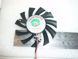 Others Brand 127010-SH1 DC12V 0.25A 2Wire 2Pin 61x61x10mm Video Display Graphics Card GPU Cooling Fan