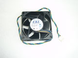 EKL 7025-12HB P/N:732611PW-5 DC12V 0.35A 7025 70X70X25MM 4pin 4wire Cooling Fan