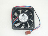 DELTA AFB0612HC-F00 DC12V 0.21A 6015 6cm 60mm 60x60x15mm 3pin 3Wire Power Case Cooling Fan