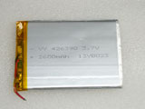 3.7V 2600mAh COSLIGHT 426390P 426390 Lithium Polymer Rechargeable Battery