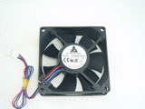 DELTA AUB0812VH 5D1R DC12V 0.41A 8025 8CM 80MM 80X80X25MM 3pin Cooling Fan
