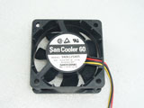 SANYO DENKI 9A0612S405 DC12V 0.17A 6025 6CM 60MM 60X60X25MM 3pin Cooling Fan