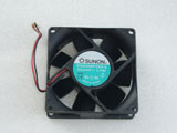 SUNON KD2408PTS3 6 DC24V 1.7W 8025 8CM 80MM 80X80X25MM 2pin Cooling Fan