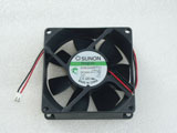 SUNON KDE2408PTV1 13.MS.A.GN DC 24V 1.7W 2Wire 2Pin 80mm 8CM 8025 80x80x25mm Cooling Fan