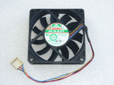 Protechnic MGT7012UR-W15 DC12V 0.58A 7015 7CM 70MM 70X70X15MM 4pin Cooling Fan