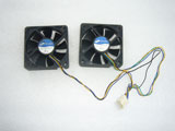 SHUTTIE CHB6012BBS-OA(P)(E) DC12V 0.12A 6015 6CM 60MM 60X60X15MM 4pin Cooling Fan