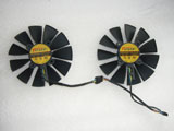ASUS STRIX GTX970 980 780 STRIX-R9285 FD9015U12S Graphic Card Cooling Fan