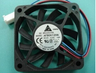 DELTA 6CM AFB0612HA 6010 3wire 12V 0.22A Cooling Fan