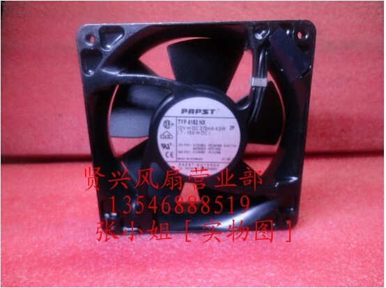 PAPST TYP4182NX 12038 12V 375mA 4.5w Cooling Fan