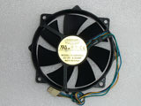 Everflow F129025DU Server Round 95x95x25mm DC12V 0.38A 4Wire 4Pin Connector Cooling Fan