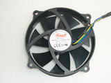 Rosewill DFS922512H RCX-Z90-AL DC12V 3.12W 95mm 9525 4Pin 4Wire Computer Case Cooling Fan