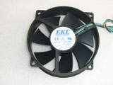 Everflow EKL F129025SM AF2G0aR DC12V 0.18A 9525 95mm 4Pin Cooling FAN