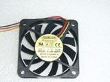 EVERFLOW R126010DU A 6010 DC 12V 0.25A 6010 6CM 60MM 60X60X10MM 3pin Cooling Fan