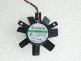 SUNON 124510VM-A 11.MS.B2307 DC12V 1.1W 4510 4.5CM 45MM 45X45X10MM 2pin Cooling Fan