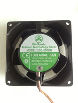 Bi-Sonic 3.5E-230HB 230VAC 50/60HZ 16/14W TUBEAXIAL 2Pin 9238 92x92x38mm Cooling Fan