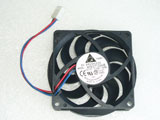 Delta Electronics AFB0712VHB DC12V 0.55A 7015 7CM 70MM 70X70X15MM 3pin Cooling Fan
