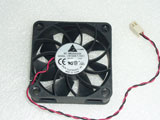 DELTA ELECTRONICS HFB0612MD DC12V 0.15A 6020 6CM 60MM 60X60X20MM 2pin Cooling Fan