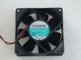 SUNON KDE2408PTS1-6A DC24V 3.4W 8025 8CM 80MM 80X80X25MM 2pin Cooling Fan