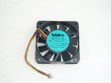 Nidec D06R 05TM 12H1 DC5V 0.34A 6015 6CM 60mm 60x60x15mm 3Pin 3Wire Cooling Fan