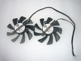XFX HD7970 HD7950 HD7990 Sapphire PLA09215B12H DC12V 4Pin Graphics Card Cooling Fan