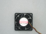COFAN FP625TH12B DC12 0.45A 6025 6CM 60mm 60x60x25mm 60*60*25mm 3Wire 3pin Cooling Fan